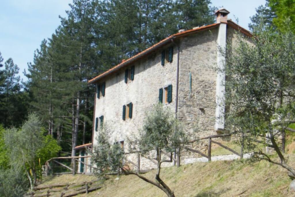 Front of the farmhouse