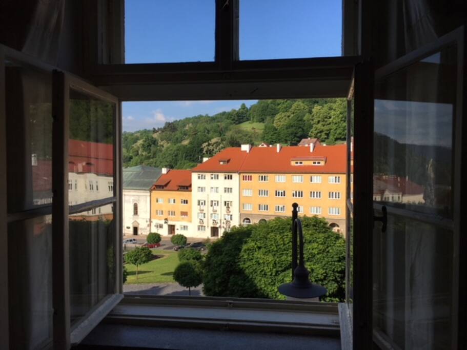 Nádherný výhľad z apartmánu
