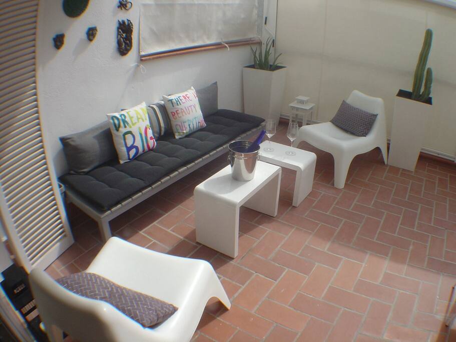 Terrasse-salon