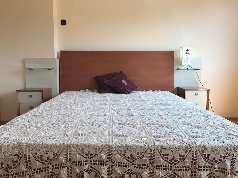 Comfortable bed for a good night's sleep