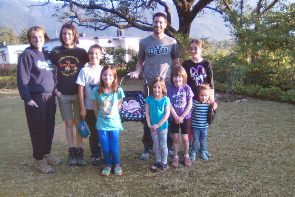Diplomat David from US Embassy with his family