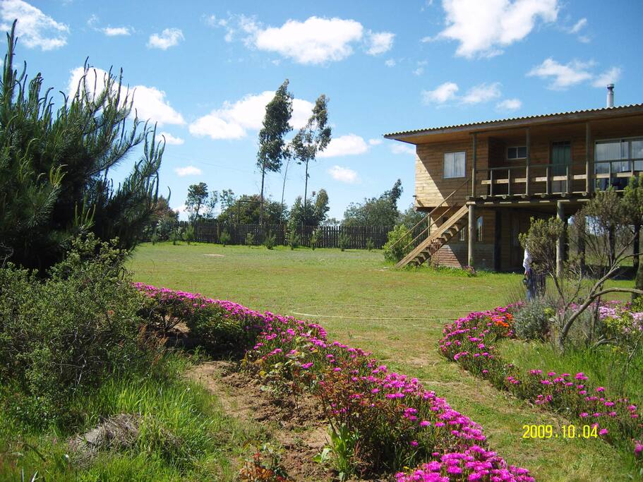 Jardin en epoca de agua