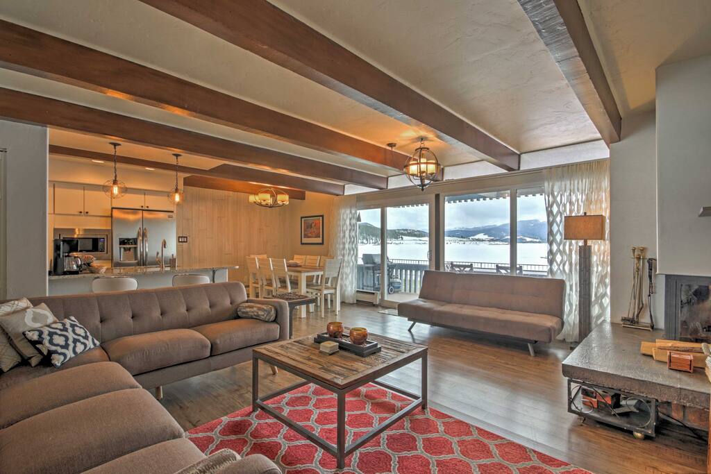 This fully renovated condo has a modern feel and all the comforts of home.