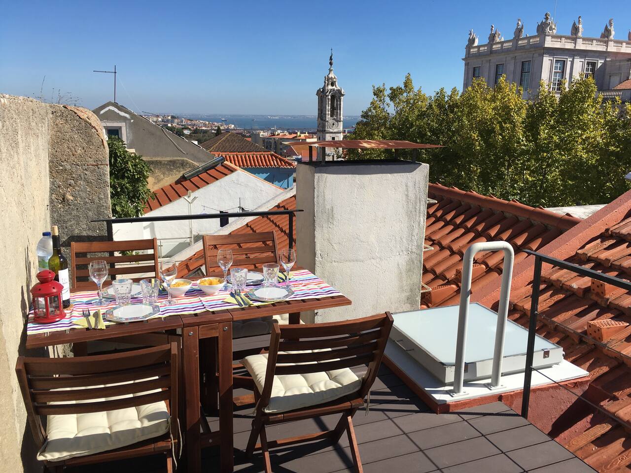 Loft above the rooftops of Lisbon