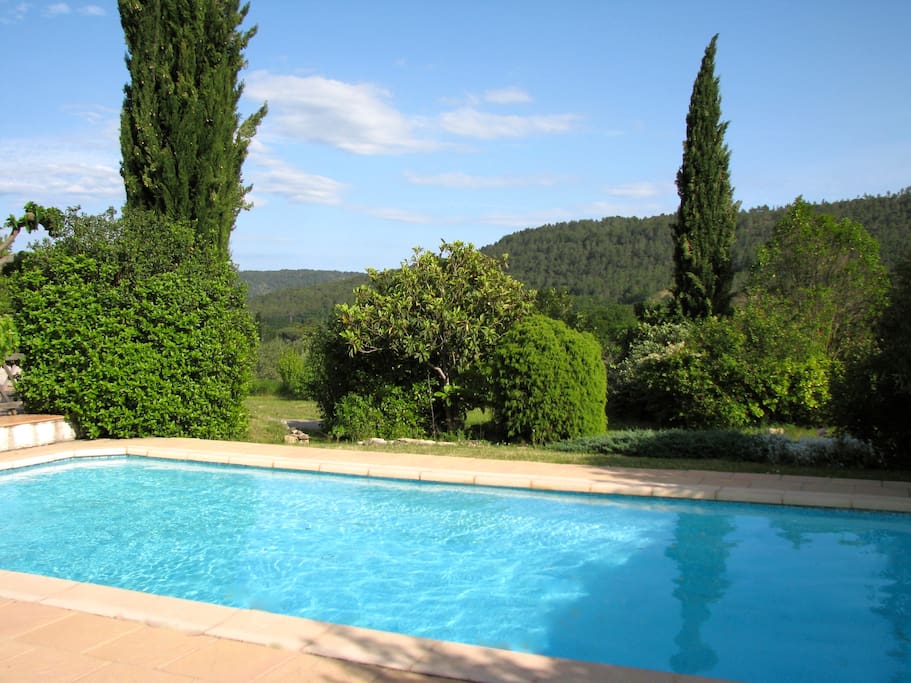 Private heated pool