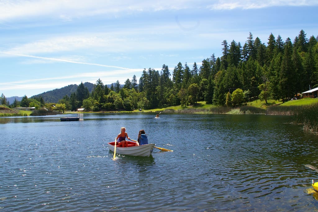 Row Boat on the Lake