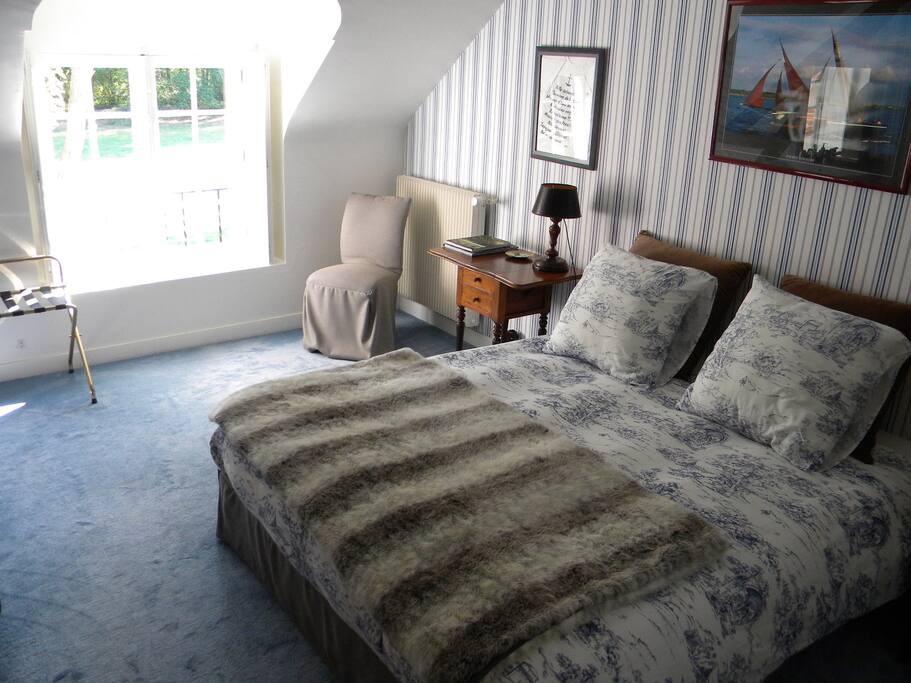 la chambre Yachting avec vue sur le parc