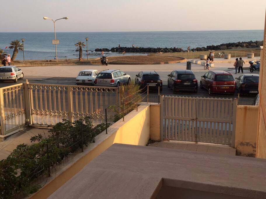 vista dal balcone