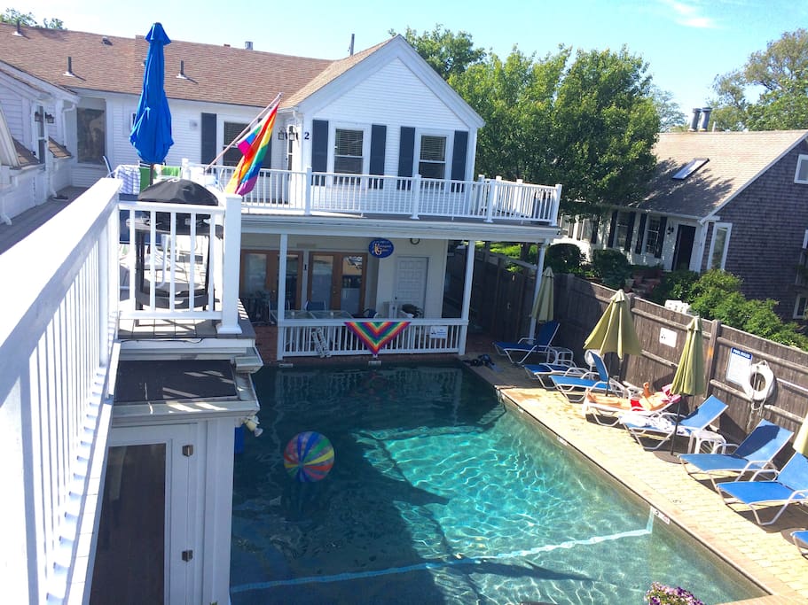 Pool and spa area