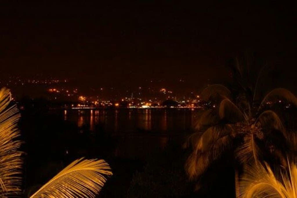 night views from veranda