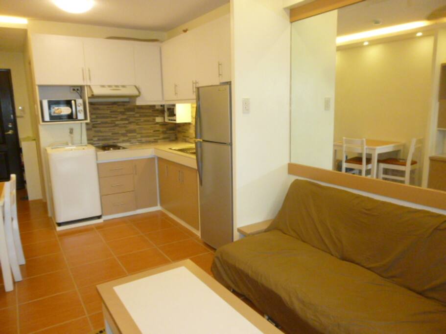 Living room & kitchen