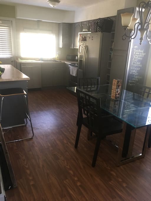Shared kitchen space!