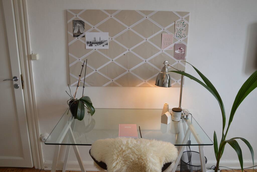One of the two bedrooms - officespace