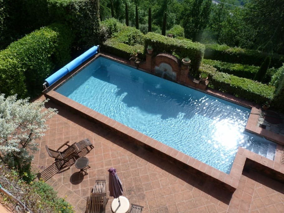 Pool from bedroom