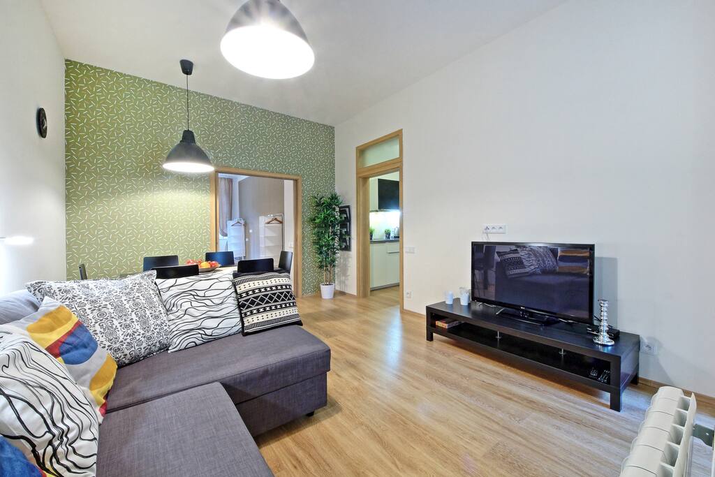 moderní a prostorné apartmá v centru Prahy!