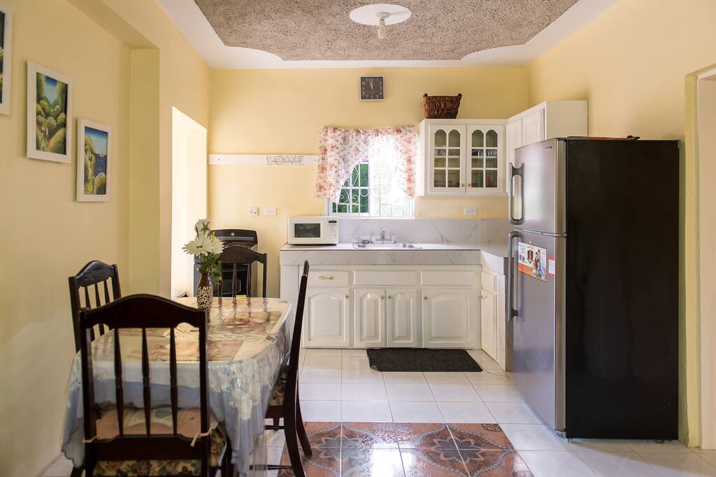 second Suite kitchen living and dining area