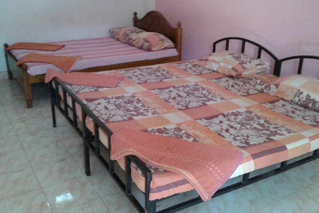 two double beds