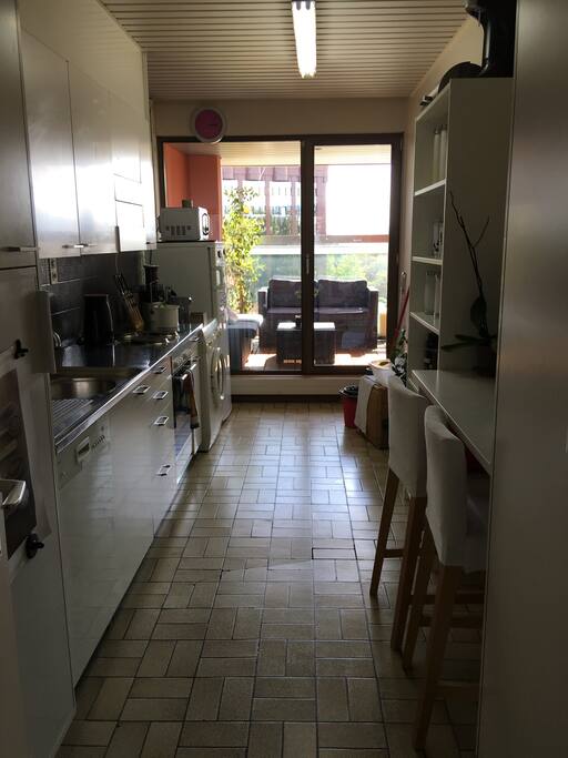 Kitchen and balcony