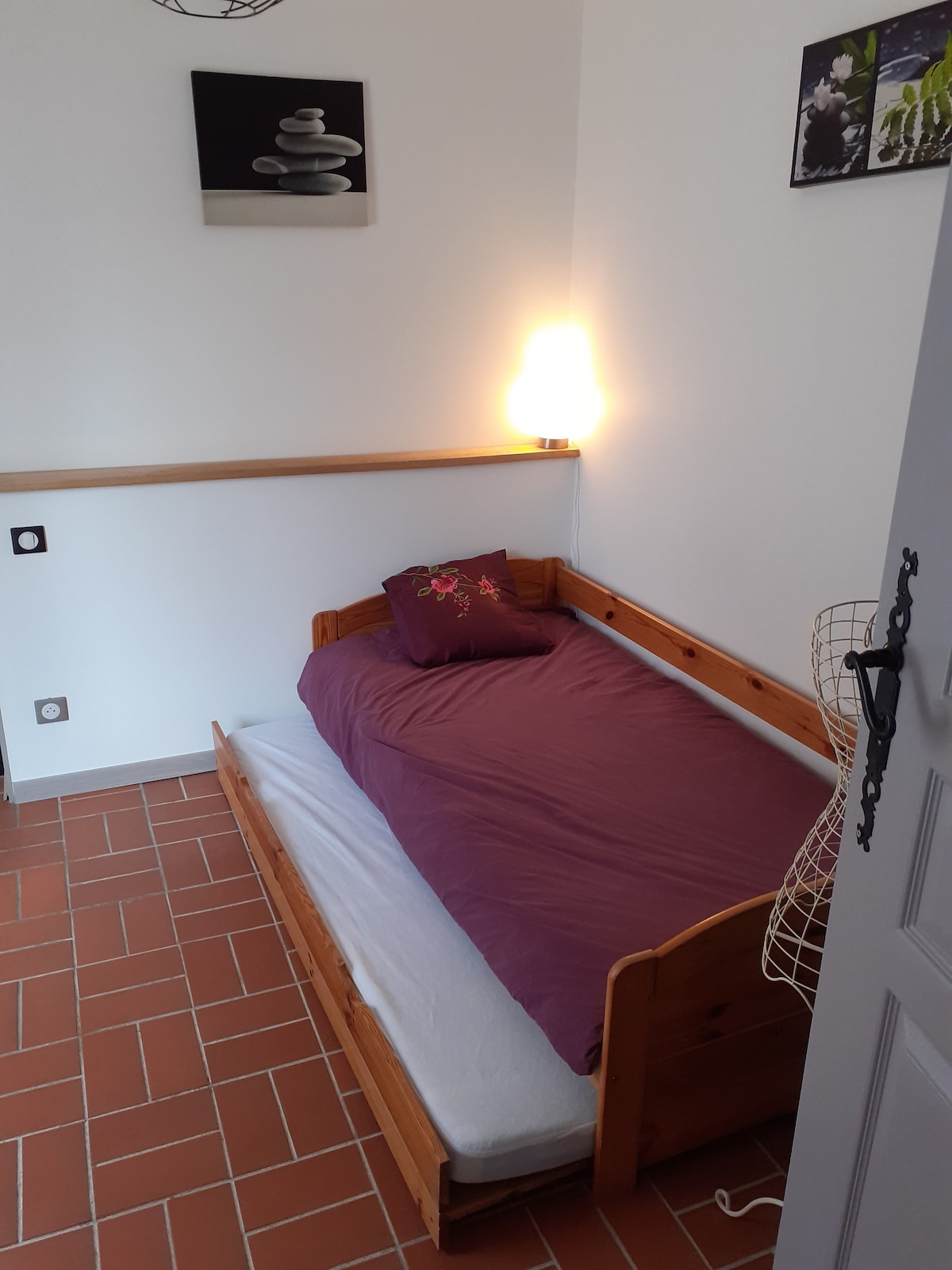 Spálňa 3, dve samostatné lôžka.