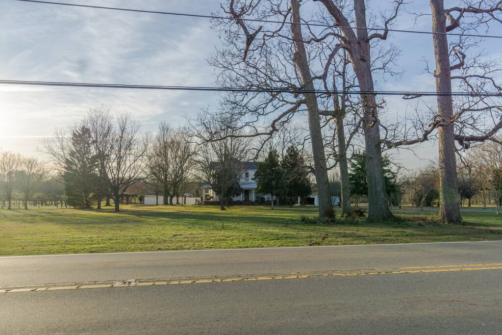 This is a road side view of the house.