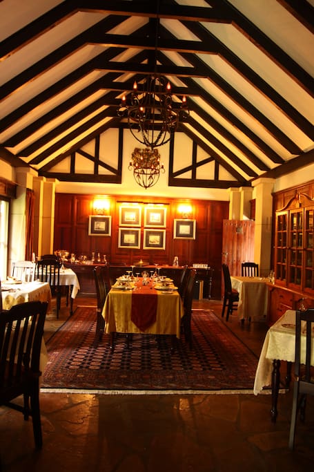 The dining room at Kilmorna Manor