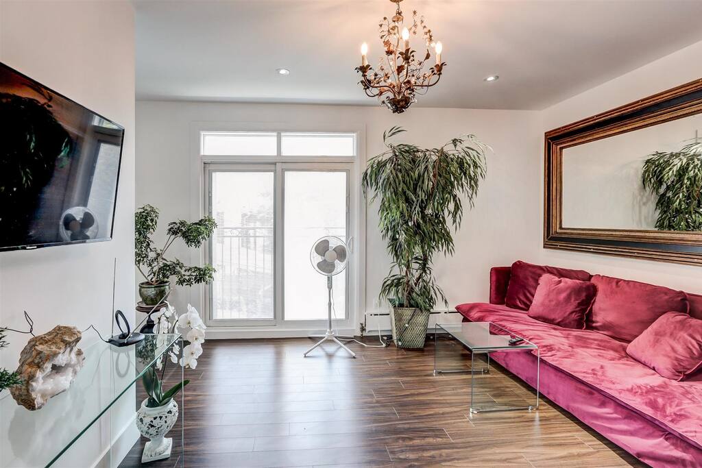 Living Room with Juliet Balcony