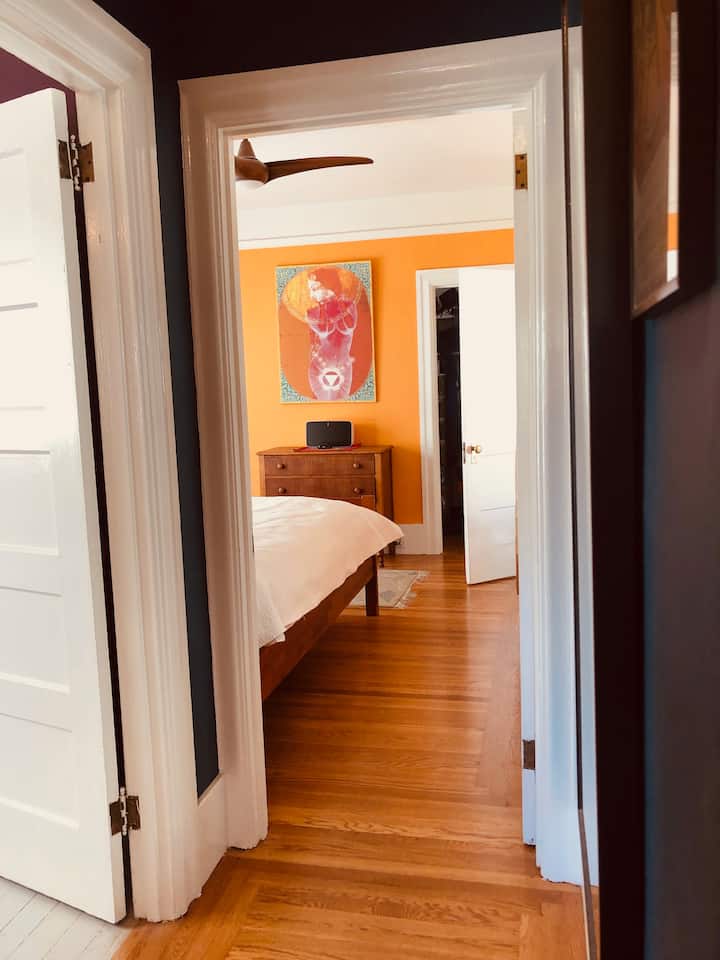 Vue sur la chambre des maîtres
