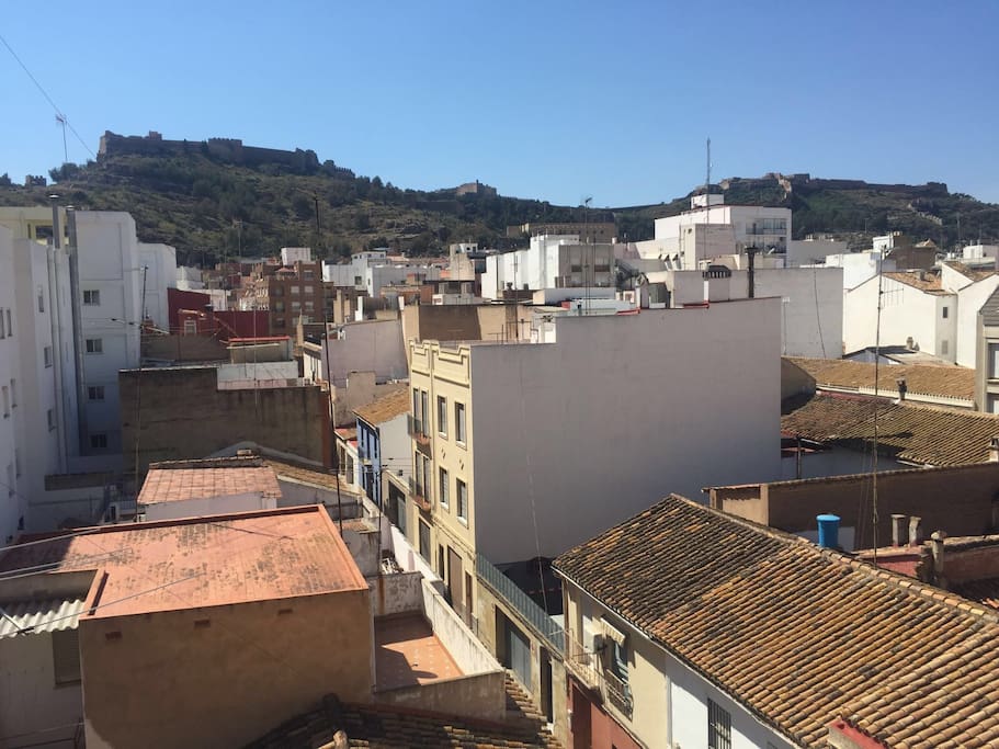 La vista desde la terraza