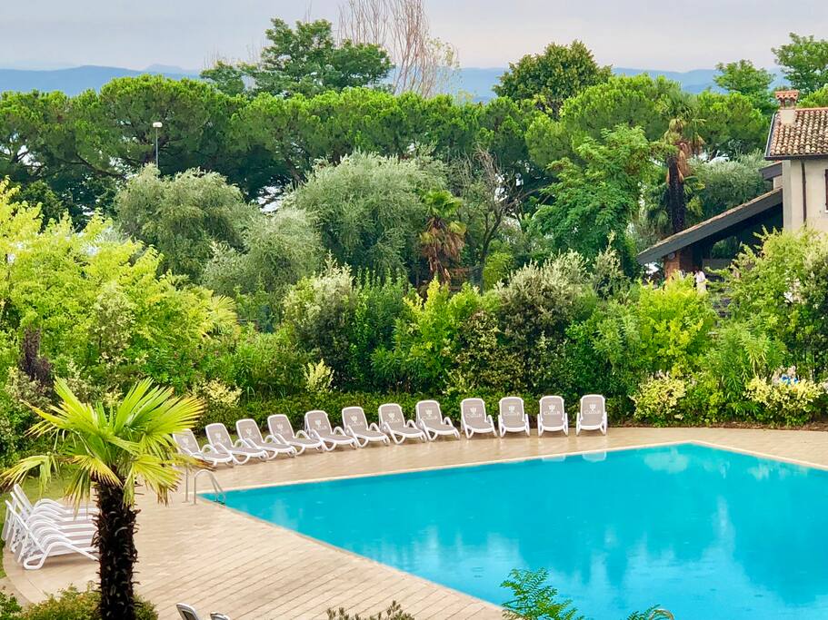 Swimming pool inside residence