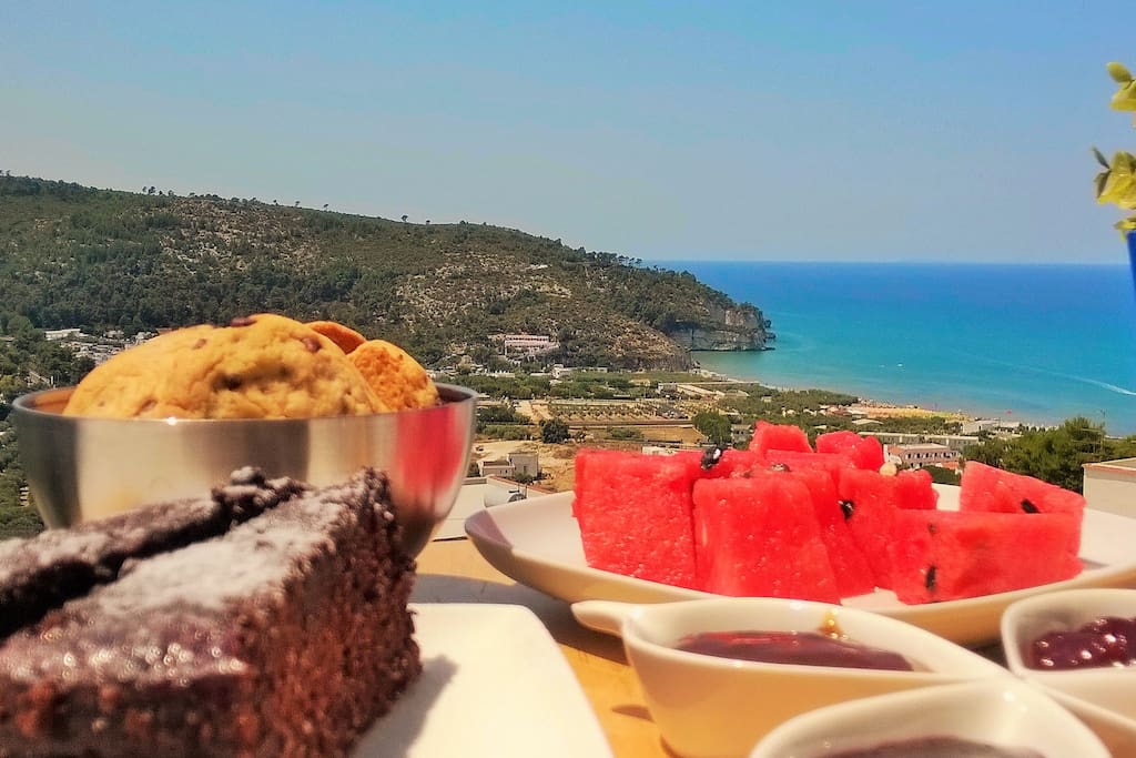 breakfast and view