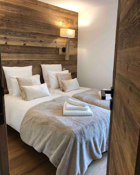 Popular Airbnb listing: Les Hameaux: your furnished apartment in Courchevel in Courchevel