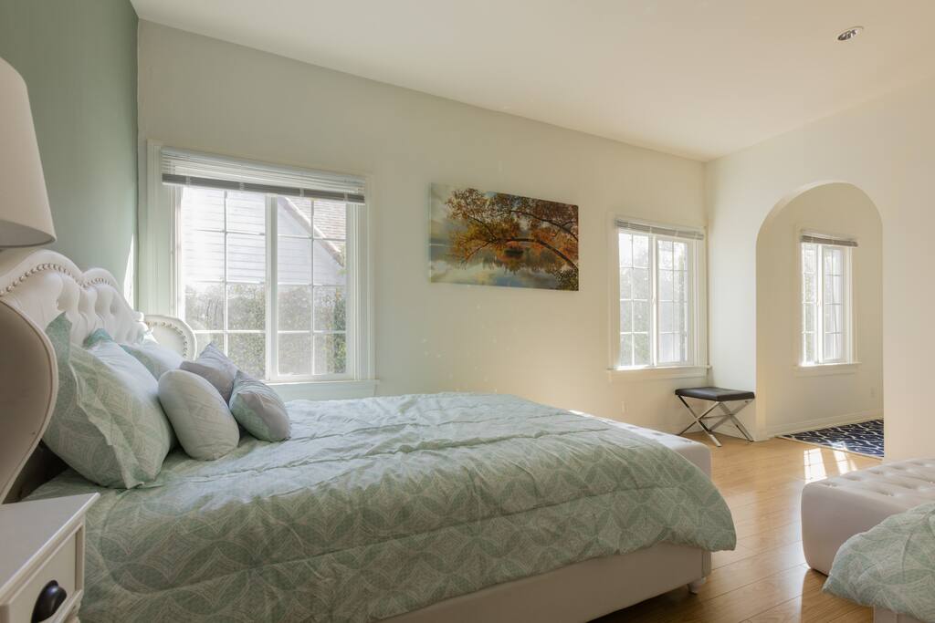 Bedroom #1: Huge and spacious bedroom with plenty of closet space.