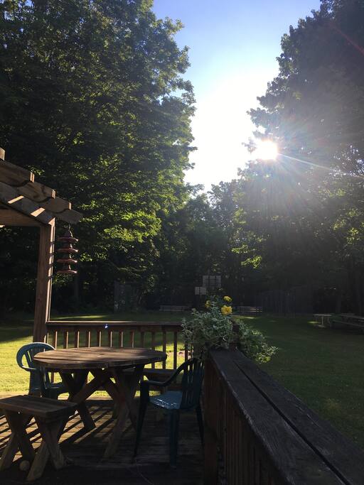 Front deck