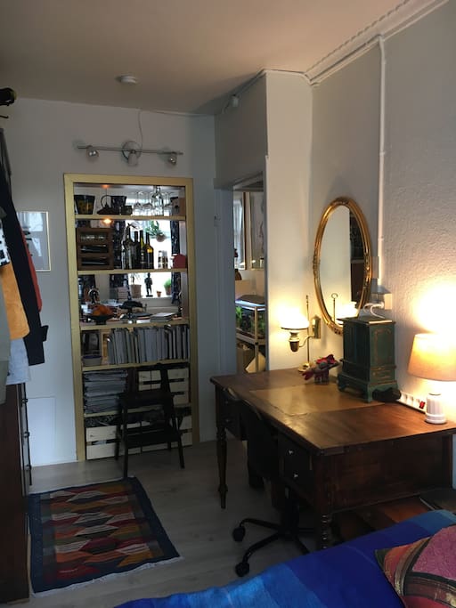 Bedroom seen from window