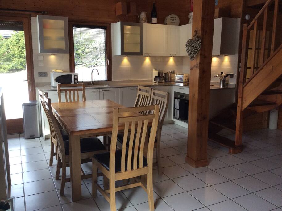Dining room and Kitchen