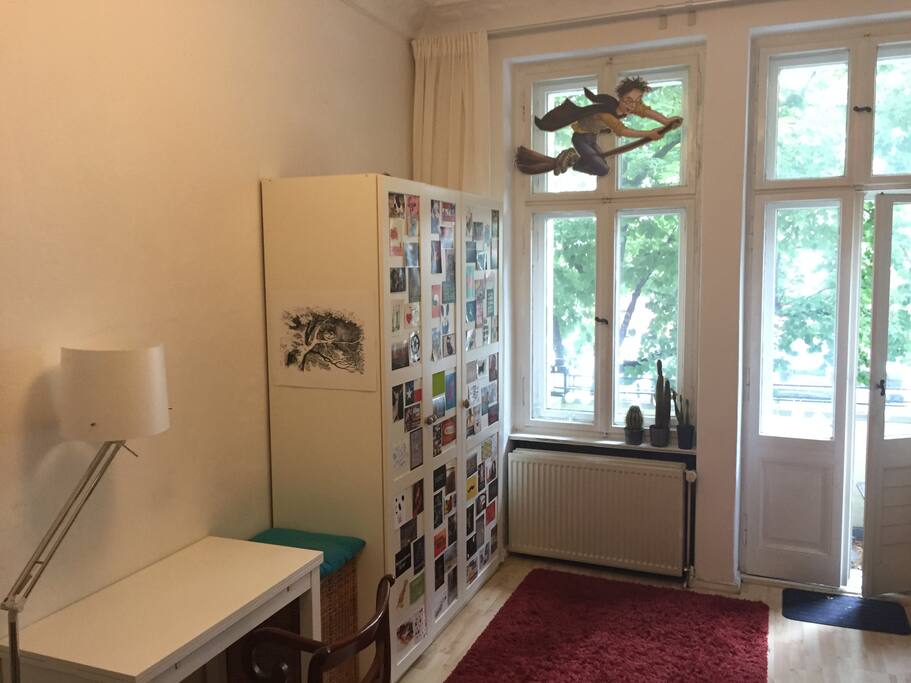 Your room has a balcony