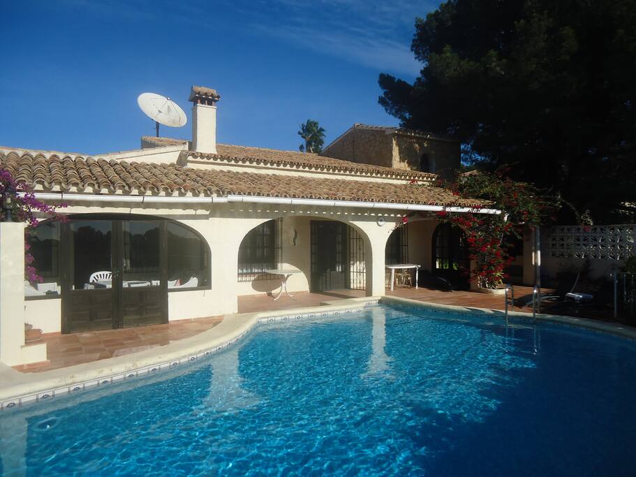 Great pool with sun all day.