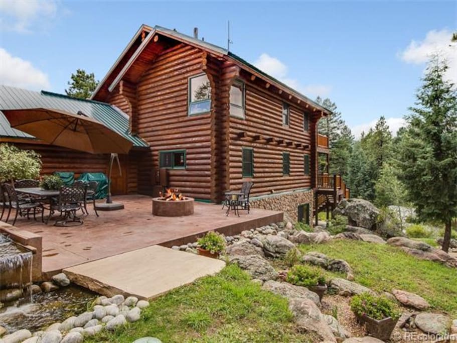 Log Cabin with pond near Red Rocks!! - Cabins for Rent in ...