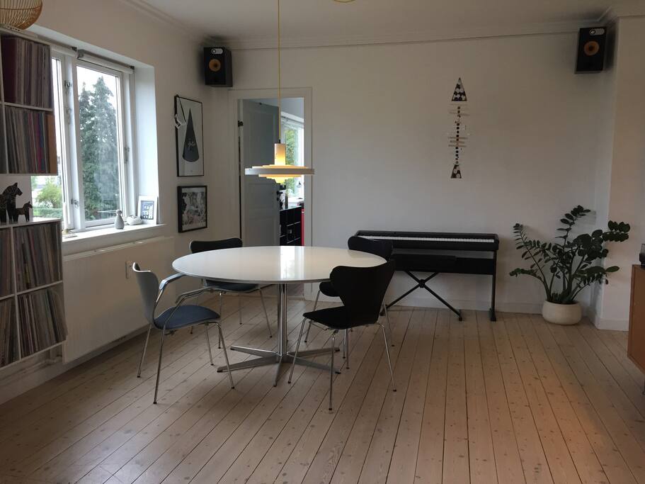 The dining room