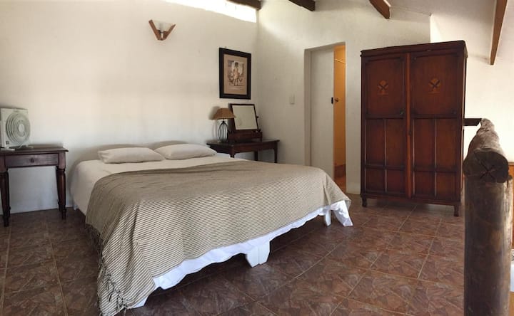 带套房的加大双人床卧室