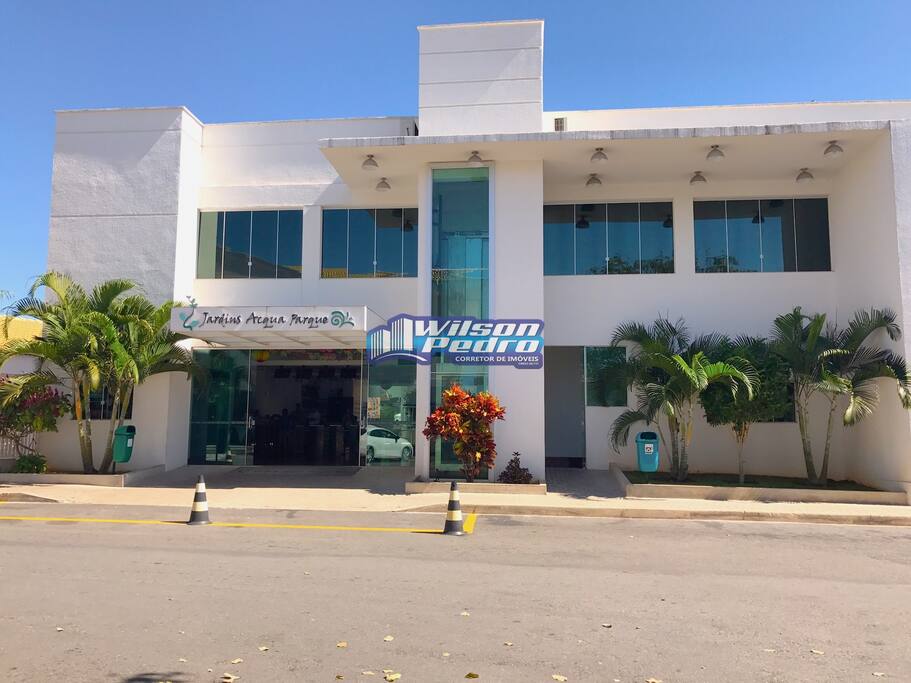 Entrada do parque aquático
