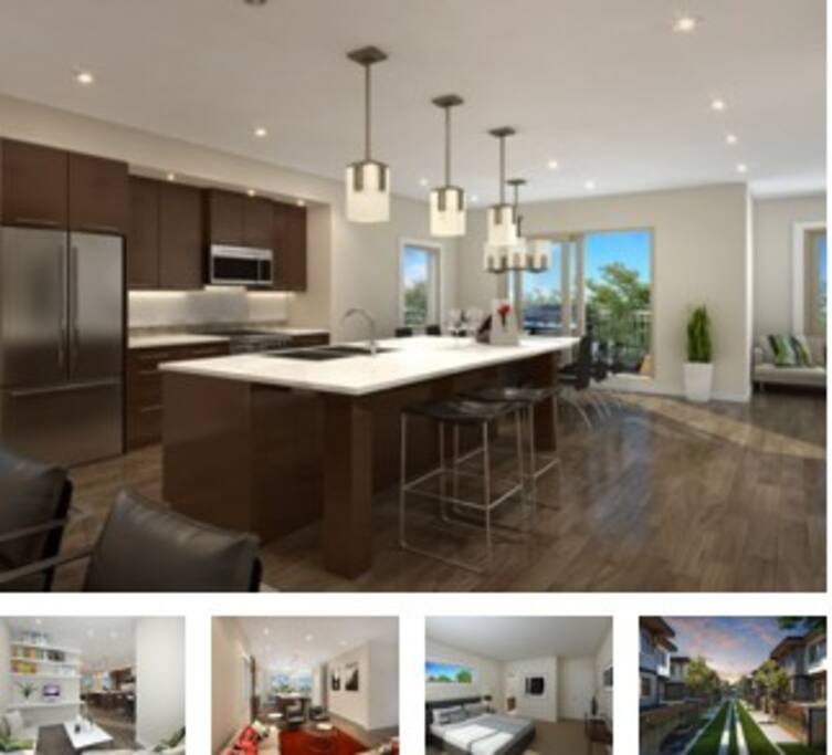 over view of the suites..