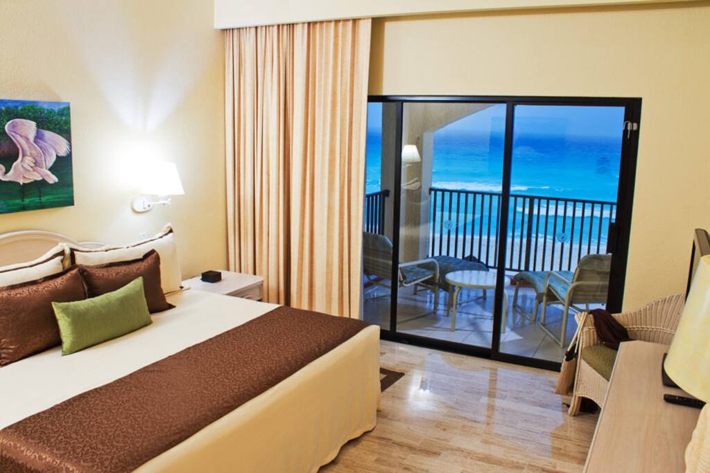 Master bedroom with king bed