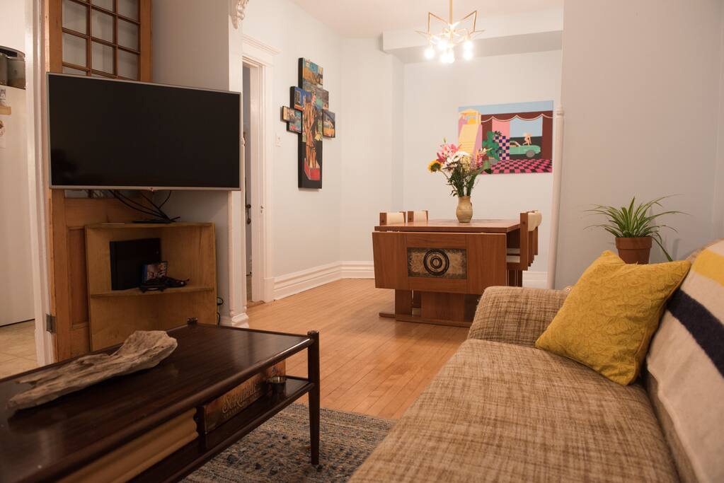 Dining room, which opens up from living room