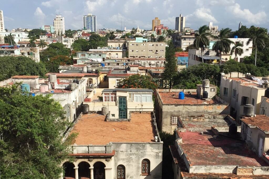 Vista frontal desde el balcón