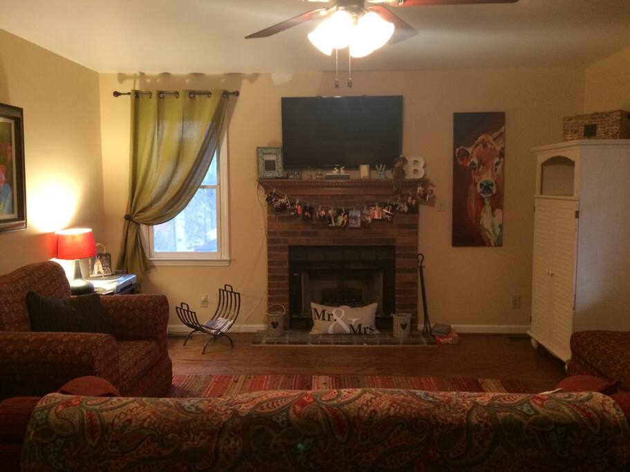 Comfortable upstairs living space.