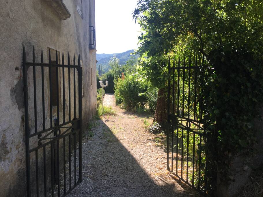 entrée jardin