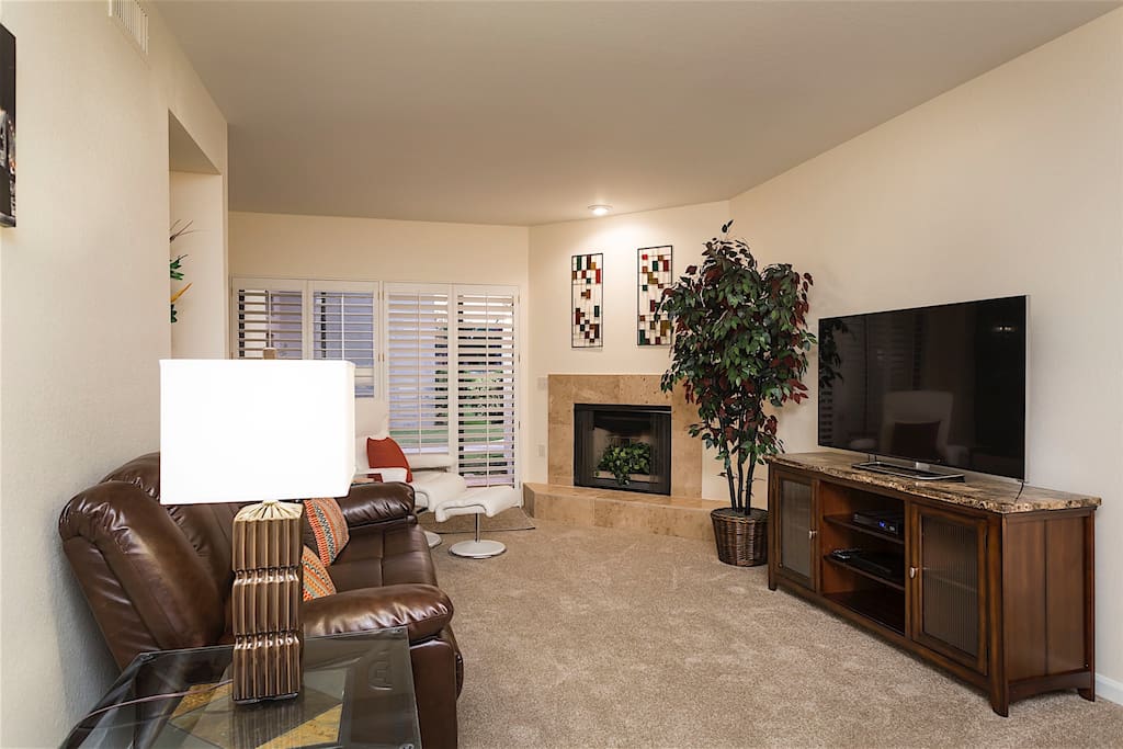 Large flat screen TV