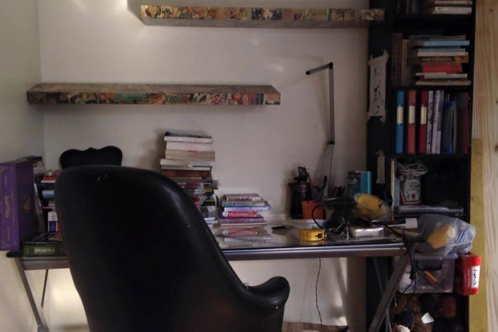 living room desk area