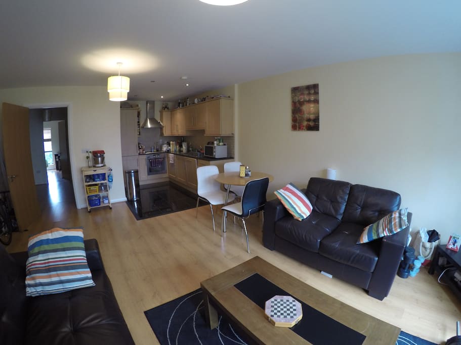 kitchen - living room
